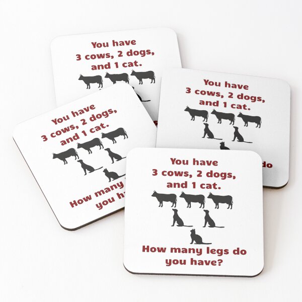 Item preview, Funny Animal Math - Cute Farm Animal Design designed and sold by designsjmc.