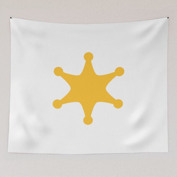 Item preview, Sheriff star designed and sold by Vectorqueen.