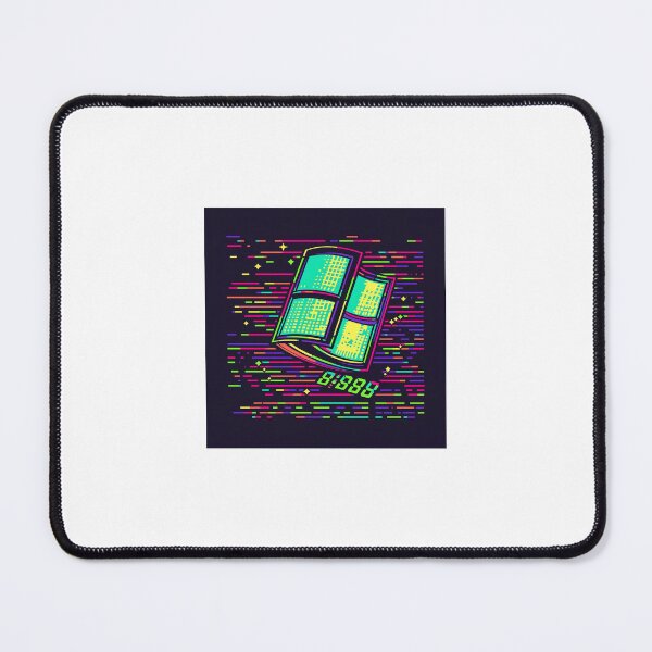 Item preview, Pixel Art Window Neon Glitch Futuristic designed and sold by mariaben33.