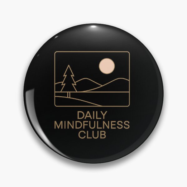 Item preview, Daily Mindfulness Club with Elegant Line Drawing of Nature designed and sold by ArtbyShamash.