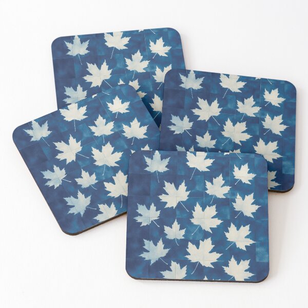 Item preview, White Maple Leaf Blue Lake Paper Design designed and sold by BOYNICE.