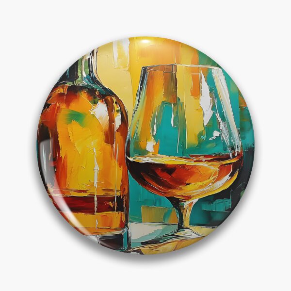 Item preview, Savor Whiskey and Smoke - A Bold Abstract Celebration of Color Warmth and Indulgence designed and sold by OlfactoART Studio.