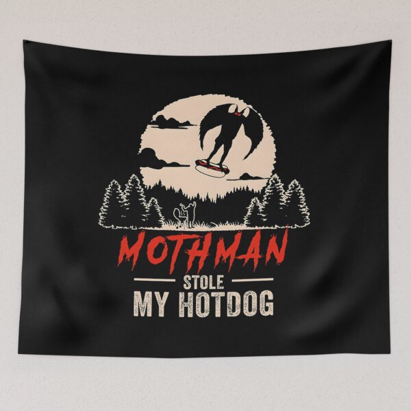 Item preview, Mothman Stole My Hotdog Mothman Enthusiasts designed and sold by casseyill.