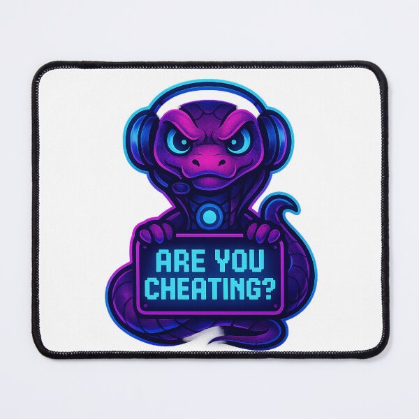 Item preview, Neon Snake Gamer - Are You Cheating? designed and sold by Derpy Lab .