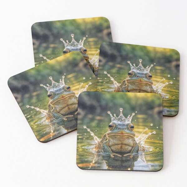 Item preview, Frog Wearing a Water Splash Crown designed and sold by Maria Dryfhout.