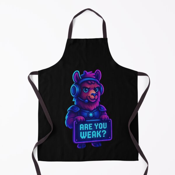 Item preview, Neon Gamer Llama - Are You Weak? designed and sold by Derpy Lab .