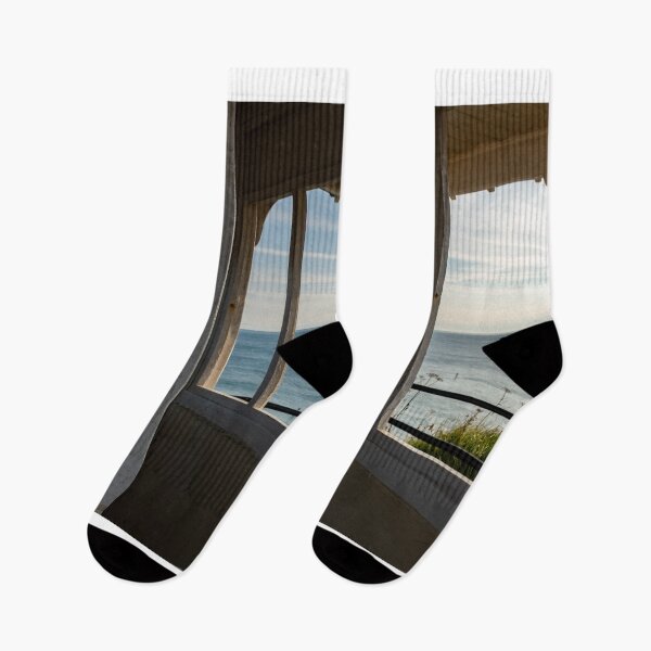 Item preview, View over the coast from the wooden shelter designed and sold by yackers1.