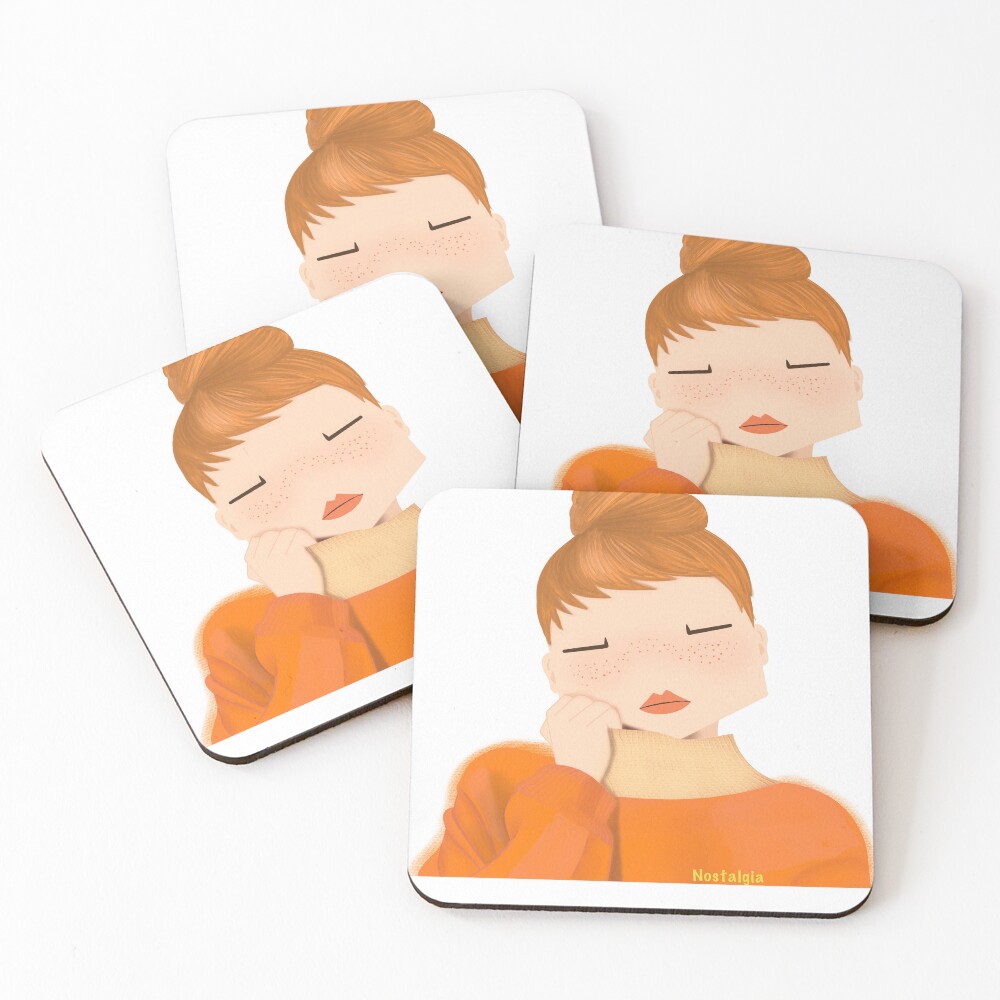 Item preview, Coasters (Set of 4) designed and sold by ROCIODRAMATICA.
