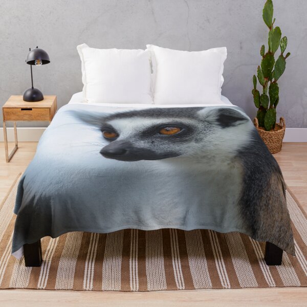 Item preview, Ring Tailed Lemur Portrait with Orange Eyes designed and sold by RastislavS.