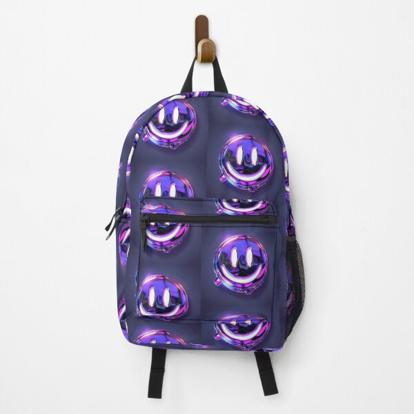 Item preview, 3D Neon Smiley Bubble Futuristic Cat designed and sold by mariaben33.