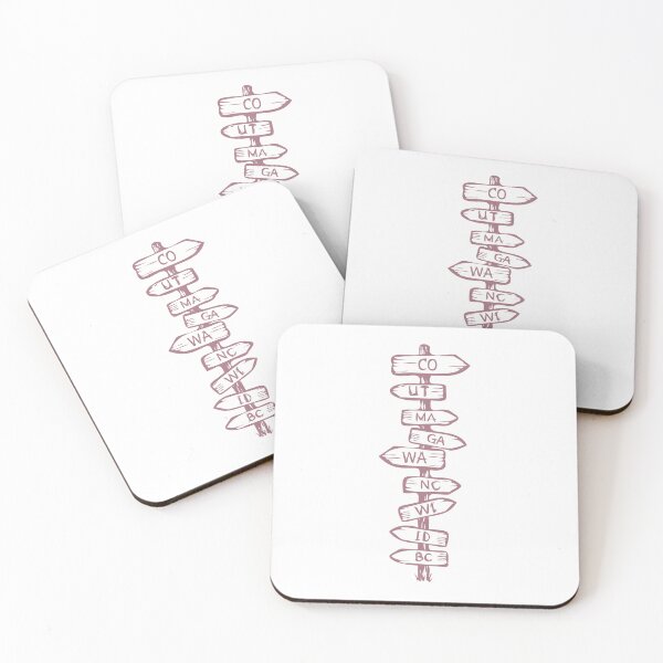 Artikelvorschau, NOLS-Schild - Blush entworfen und verkauft von RRRIDE.