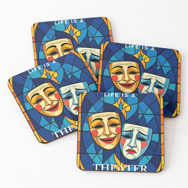 Item preview, Life is a Theater of Comedy and Tragedy designed and sold by Ciervo Primavera.