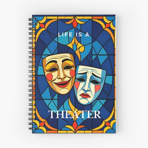 Item preview, Life is a Theater of Comedy and Tragedy designed and sold by Ciervo Primavera.