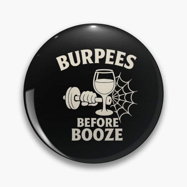 Item preview, Burpees Before Booze – Halloween Fitness Party Vibe designed and sold by Gravly.