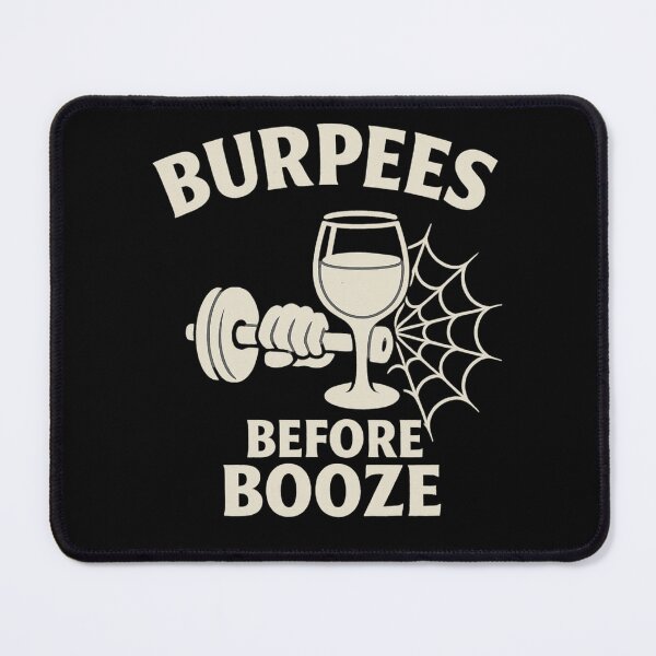 Item preview, Burpees Before Booze – Halloween Fitness Party Vibe designed and sold by Gravly.
