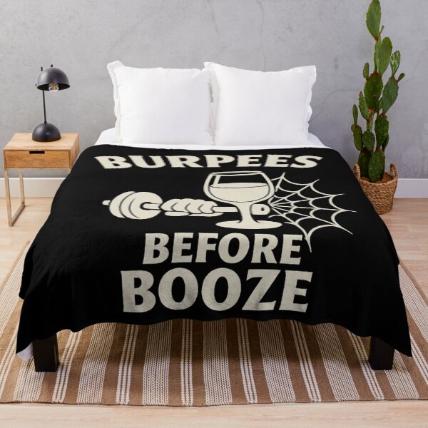 Item preview, Burpees Before Booze – Halloween Fitness Party Vibe designed and sold by Gravly.