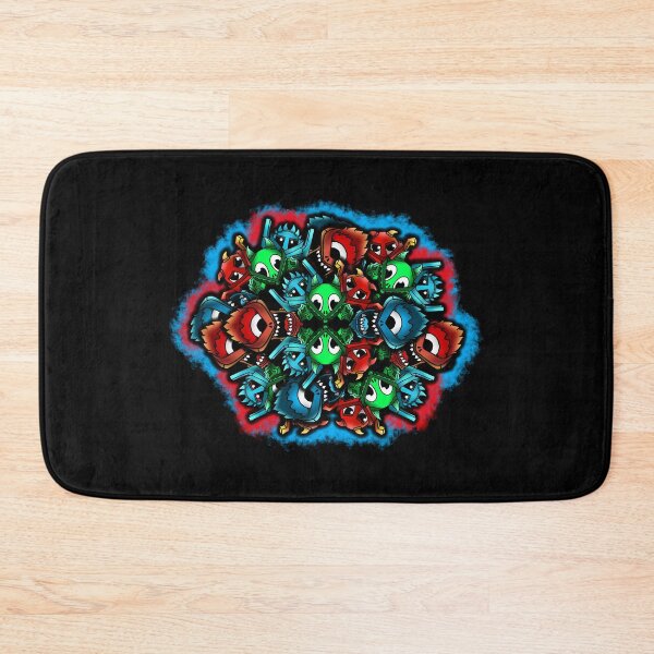 Item preview, Cartoon Monster Swarm designed and sold by CONTROLLEDWAVES.