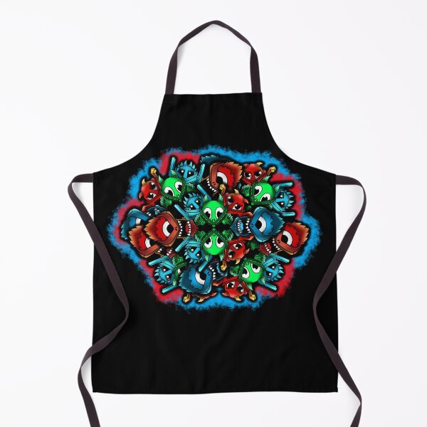 Item preview, Cartoon Monster Swarm designed and sold by CONTROLLEDWAVES.