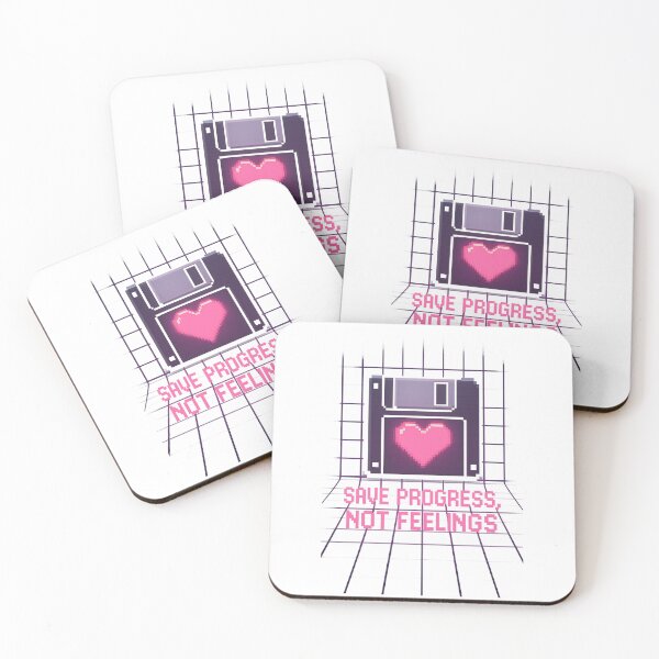 Item preview, Save Progress Not Feelings – Retro Gamer Humor Quote designed and sold by jimnicklaus.