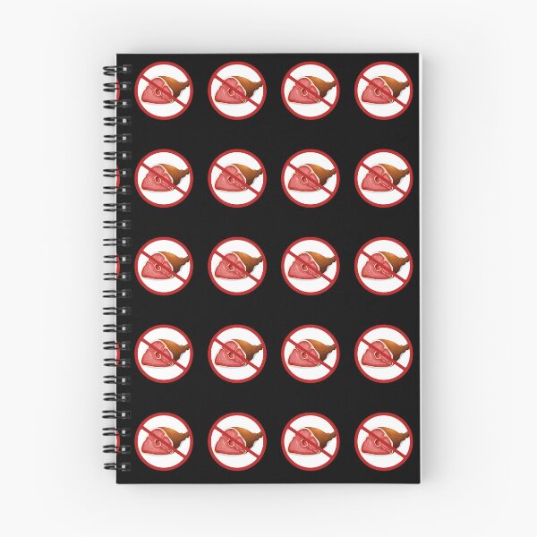 Item preview, Prohibited Ham, Pork, Sign, Vegetarian, Vegans, Red, White Signage  designed and sold by AASparksDesigns.