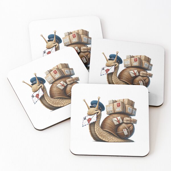 Item preview,  Postman Snail Delivering Mail designed and sold by TeeARTHY.