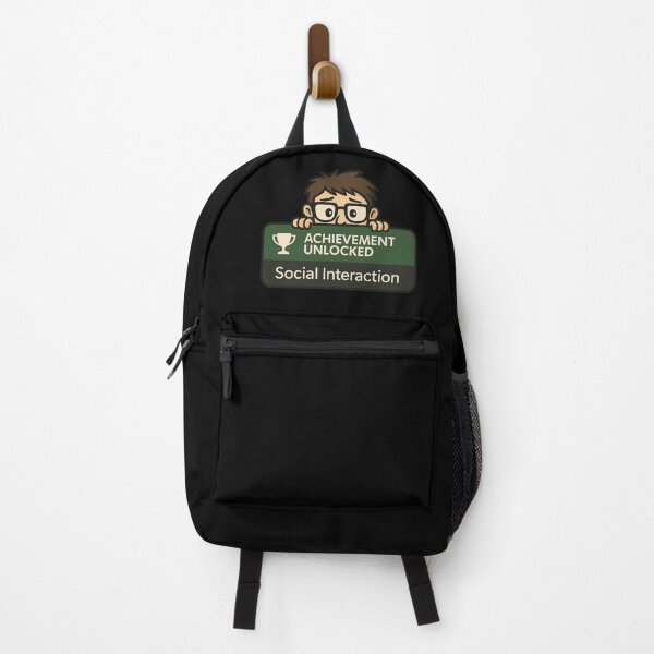 Item preview, Achievement Unlocked Social Interaction – Funny Gamer Quote designed and sold by jimnicklaus.