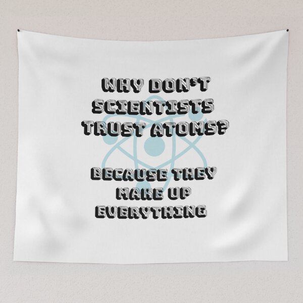 Item preview, Geeky Science Pun – Funny Atom Design designed and sold by LeoCreazyShop.
