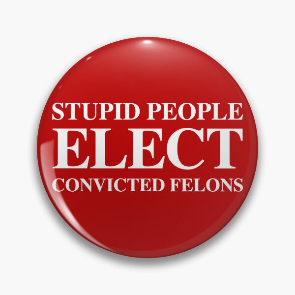 Item preview, Stupid People Elect Convicted FELONS designed and sold by Thelittlelord.