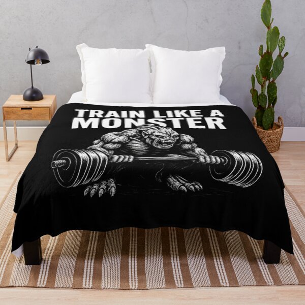 Item preview, Train Like a Monster – Savage Halloween Strength designed and sold by Gravly.