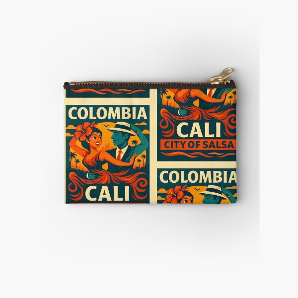 Item preview, Colombia Cali Travel Poster – City of Salsa Retro Art designed and sold by ReyDeLaCalle.