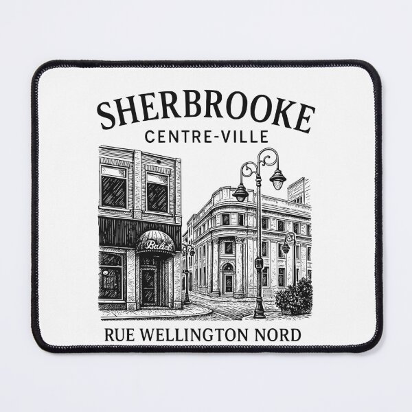 Item preview, Sherbrooke – Centre-Ville, Rue Wellington Nord designed and sold by GestaltTees.