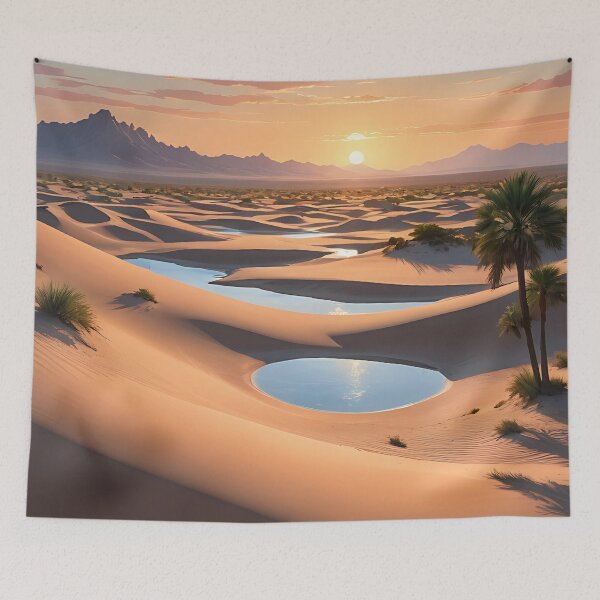 Item preview, Lagoon Reflections at Sunset designed and sold by HorizonHues.