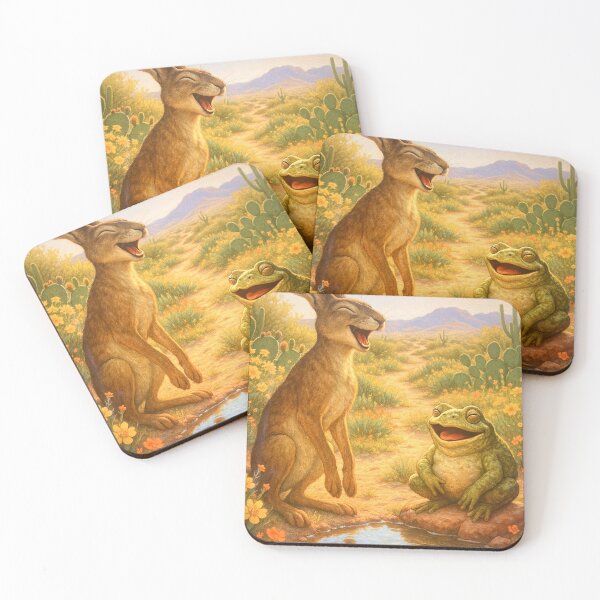 Item preview, Smokelight Meets the Barking Jackrabbit designed and sold by Maggie Fuller.