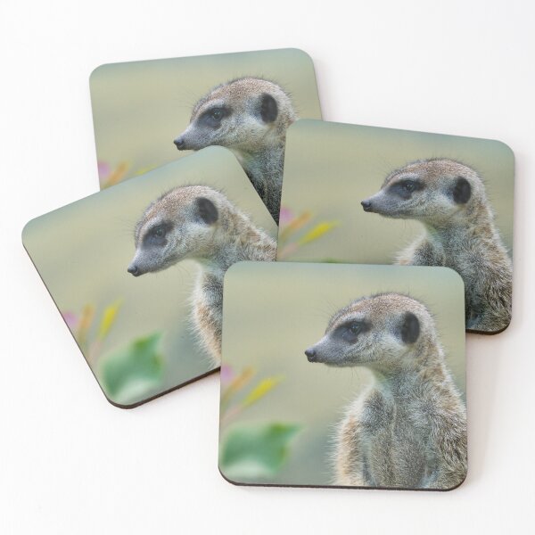 Item preview, Meerkat Close-Up Wildlife Portrait designed and sold by RastislavS.