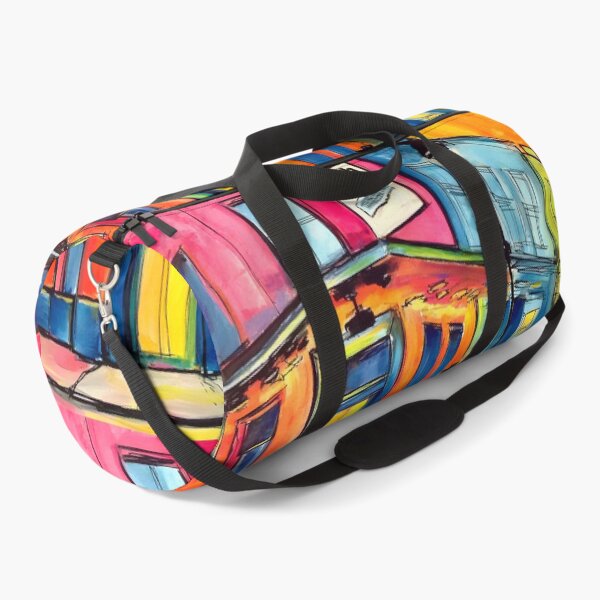 Item preview, Bring the Streets to Life - A Vibrant Abstract Celebration of Guitar Music Urban Energy and Hush Bar designed and sold by OlfactoART Studio.