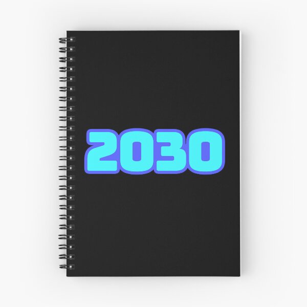 Item preview, 2030, Bold Blue Outline designed and sold by Memes N Lore .