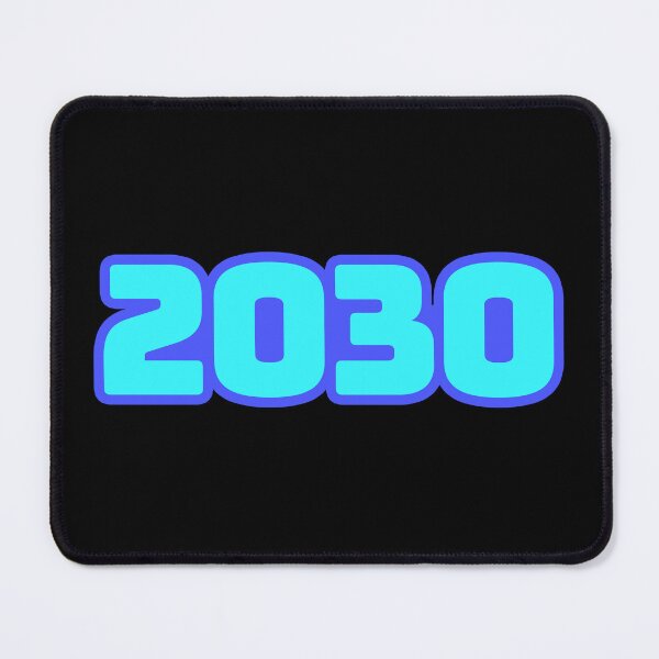 Item preview, 2030, Bold Blue Outline designed and sold by Memes N Lore .