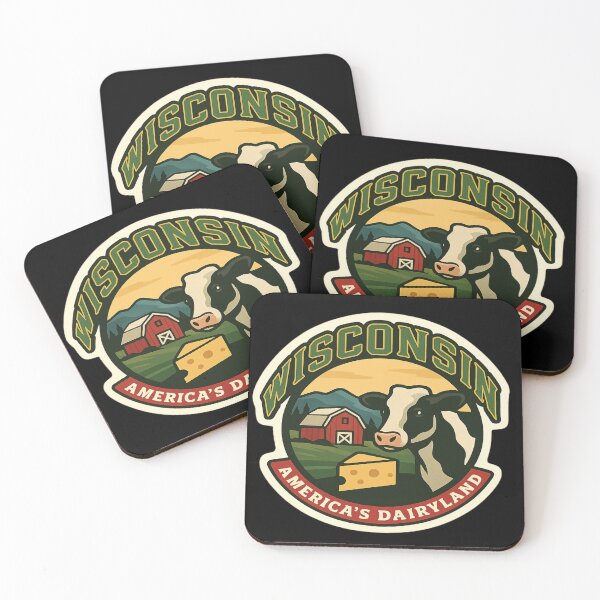 Item preview, Wisconsin - America's Dairyland designed and sold by GnuArt.