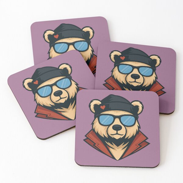 Item preview, Cool Red Bear. Ours cool en rouge designed and sold by Drawingshirts.
