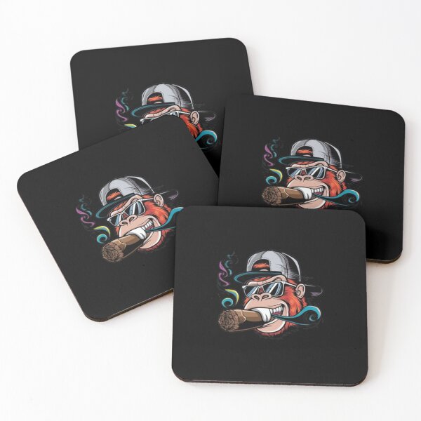 Item preview, Gangster Gorilla Smoking Cigar Cool Urban Alpha Art   designed and sold by DUMEJE.