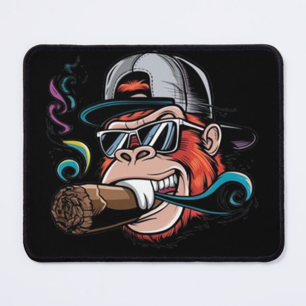 Item preview, Gangster Gorilla Smoking Cigar Cool Urban Alpha Art   designed and sold by DUMEJE.