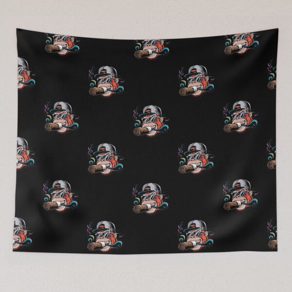 Item preview, Gangster Gorilla Smoking Cigar Cool Urban Alpha Art   designed and sold by DUMEJE.