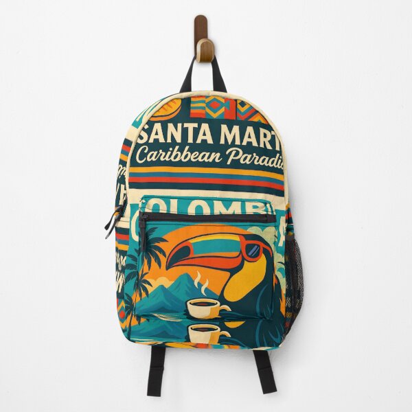 Item preview, Colombia Santa Marta Poster – Caribbean Paradise Travel Art designed and sold by ReyDeLaCalle.
