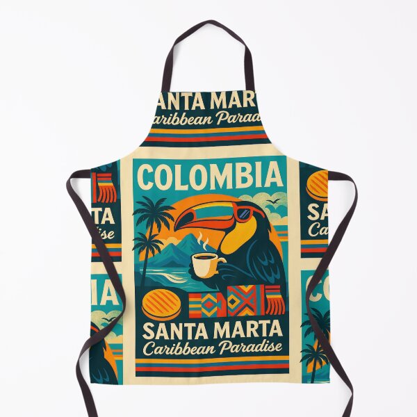Artikelvorschau, Kolumbien Santa Marta Poster – Karibisches Paradies Reisekunst entworfen und verkauft von ReyDeLaCalle.