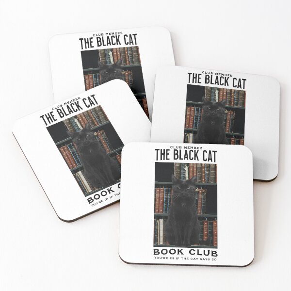 Item preview, The Black Cat Book Club Member designed and sold by Rich Summers Art.