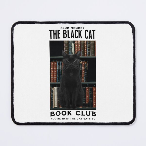 Item preview, The Black Cat Book Club Member designed and sold by Rich Summers Art.