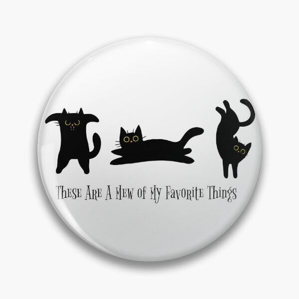 Item preview, A Mew of My Favorite Things: Black Cats designed and sold by Rich Summers Art.