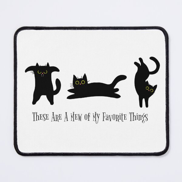 Item preview, A Mew of My Favorite Things: Black Cats designed and sold by Rich Summers Art.