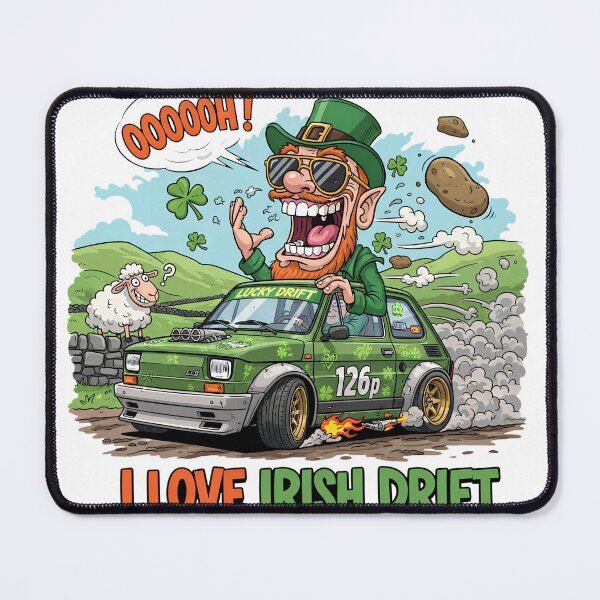 Item preview, Leprechaun 126p Drift – Irish Cartoon Art designed and sold by pixelprodigy04.