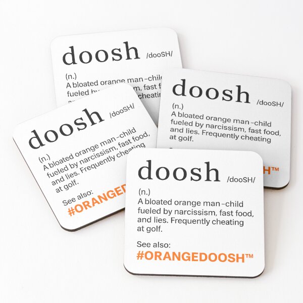 Item preview, Doosh Definition – #ORANGEDOOSH™ Anti-Trump Parody Design designed and sold by ORANGEDOOSH.
